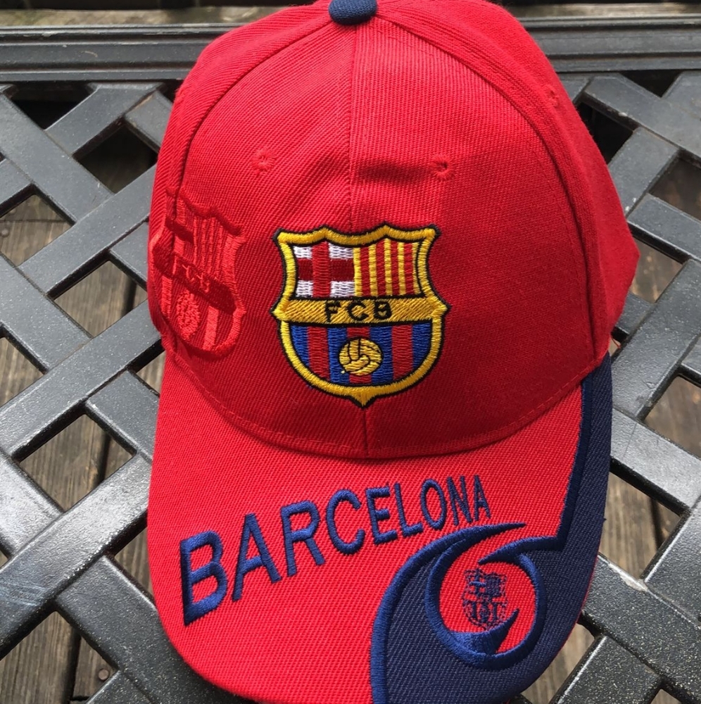 FC Barcelona sports cap  Football clud  red  color  embroidered Barcelona